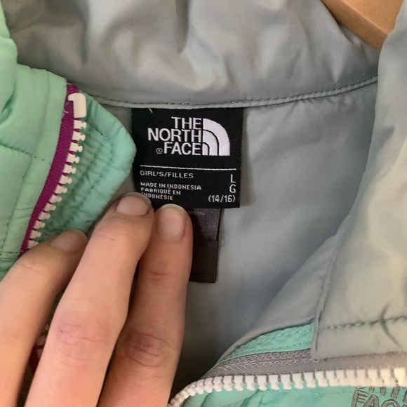The north face thermoball mint green puffer jacket - Picture 6 of 8